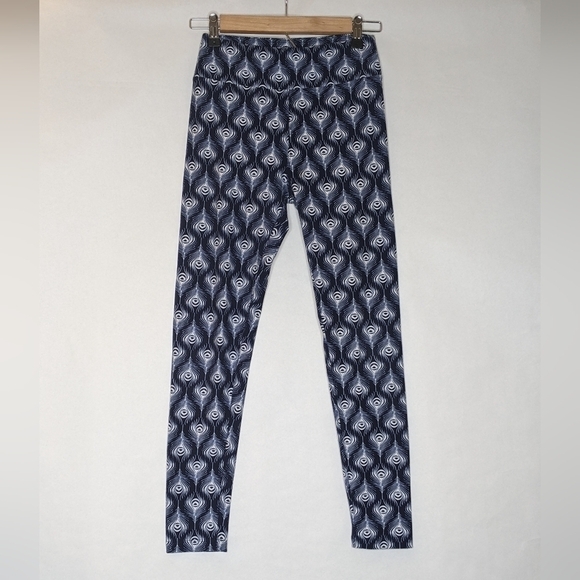 LuLaRoe Peacock Leggings - Picture 1 of 7